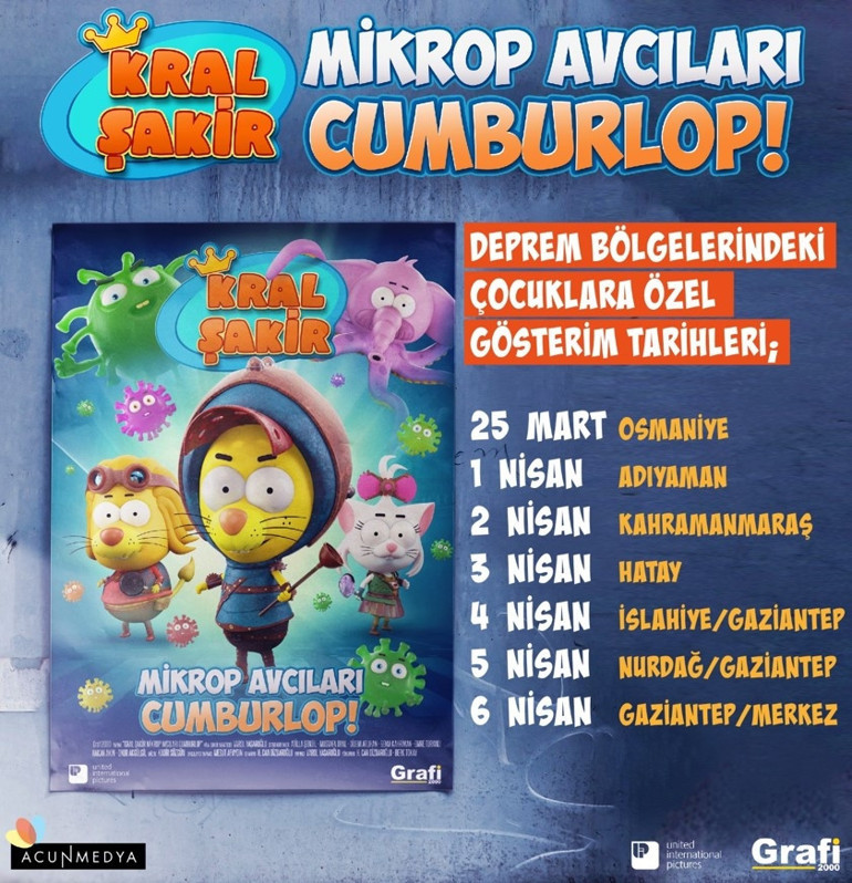Deprem bölgesine Kral Şakir morali