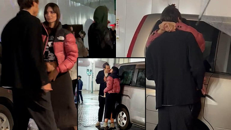Emily Ratajkowski Harry Stylesla öpüşürken yakalanmıştı: İnternet 8 ay önceki konser fotoğraflarıyla sarsıldı