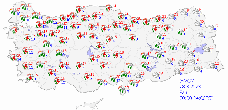 İstanbul hava durumu 28 Mart | İstanbulda bugün (28 Mart) hava nasıl olacak, yağmur yağacak mı Meteorolojiden kuvvetli sağanak uyarısı