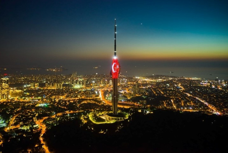 Çamlıca Kulesini ziyaret edenlerin sayısı 1 milyonu aştı