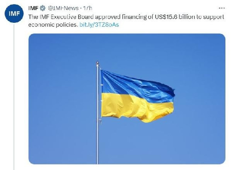 IMF, Ukrayna’ya 15.6 milyar dolarlık kredi programını onayladı
