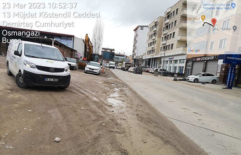 Köstendil’deki kaldırımlar