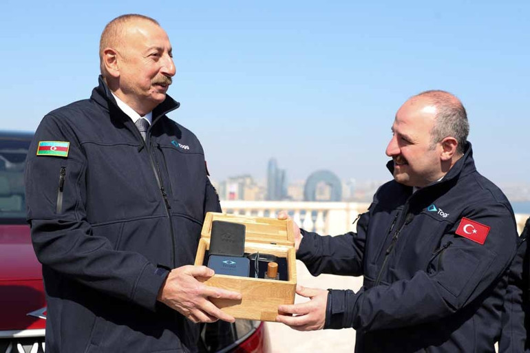 Aliyev Toggu teslim aldı Cumhurbaşkanı Erdoğandan tebrik