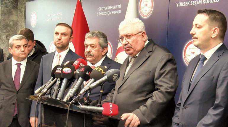 Sahura kadar liste mesaisi