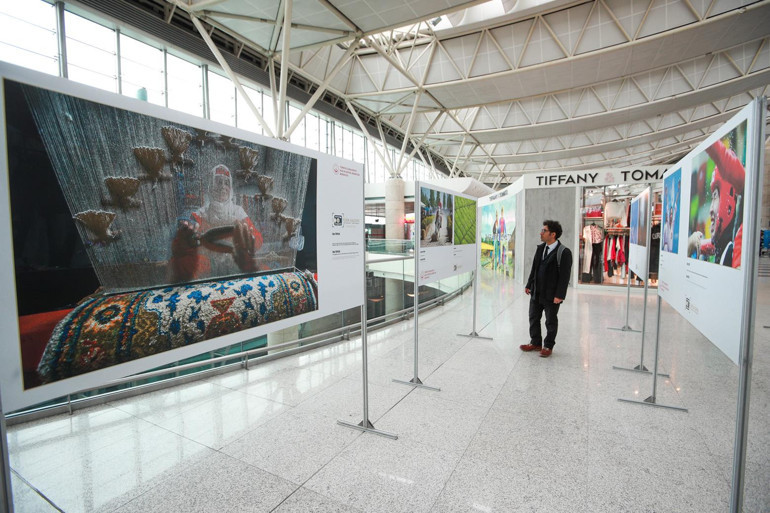 Esenboğa yolcuları bu sergiyi kaçırmasın