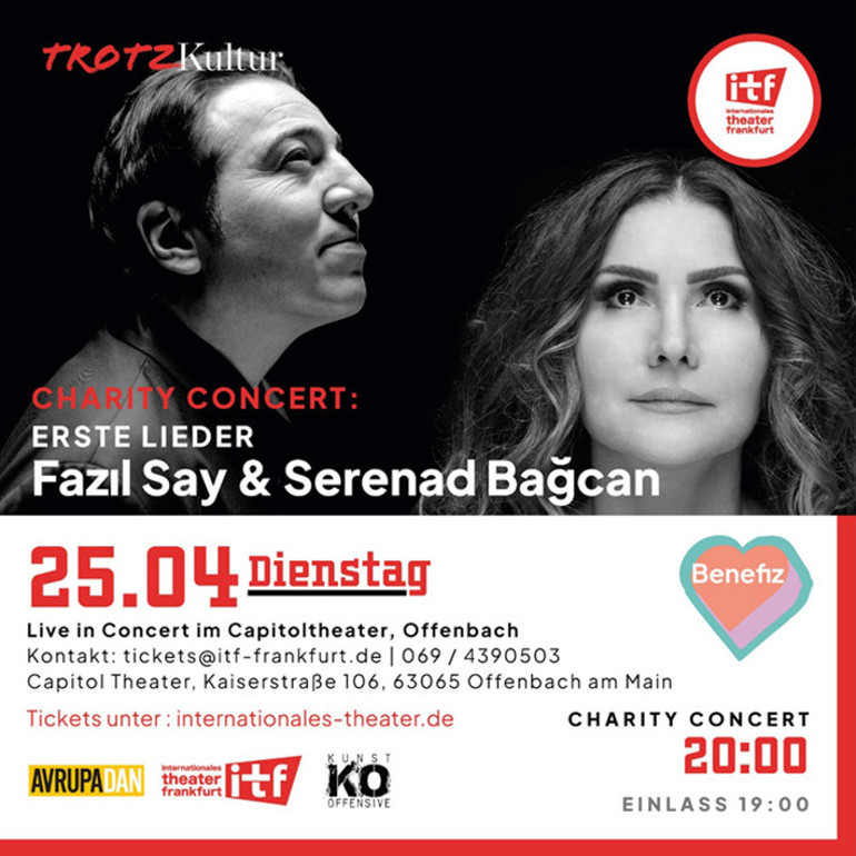 Fazıl Say ‘İlk Şarkılar’ını depremzedeler için seslendirecek