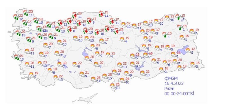 Bayramda hava nasıl olacak, yağmurlu mu İl il Ramazan Bayramı İstanbul, İzmir, Ankara hava durumu tahminleri