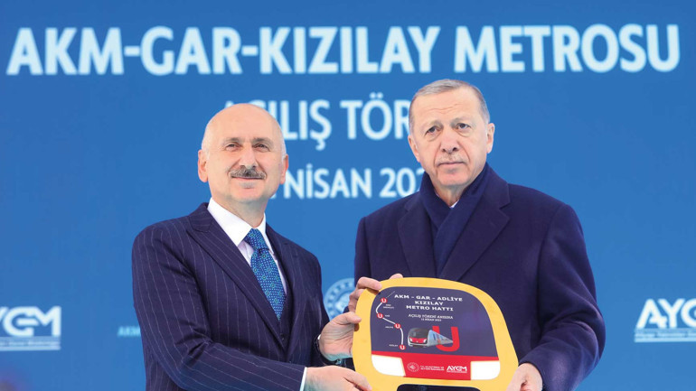 Başkente yeni metro hattı hizmette