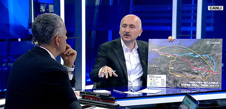 Ankara-İstanbul arası süper hızlı trenle 80 dakika sürecek... Bakan Karaismailoğlu, CNN TÜRKte detayları açıkladı