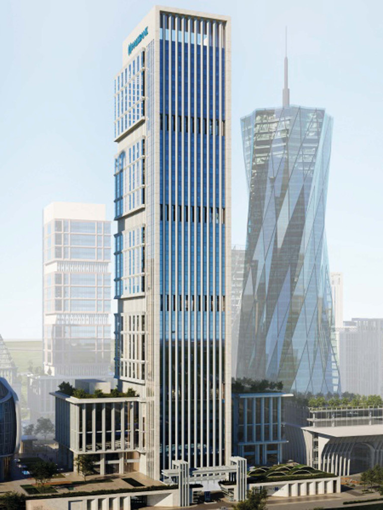 Finans Merkezi’nde bankalar faaliyette