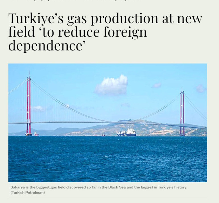 Sakarya gaz sahası dünya basınında: Türkiyenin en iddialı enerji üretim projesi, Erdoğanın başarılarına iyi bir örnek