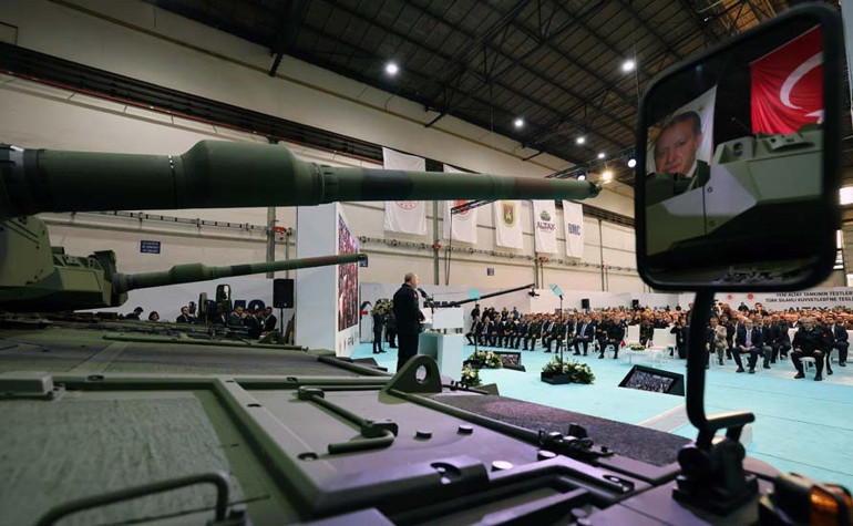 Yeni Altay Tankı TSKya teslim edildi... Cumhurbaşkanı Erdoğan: Hedefimizi tam bağımsız savunma sanayii olarak belirledik