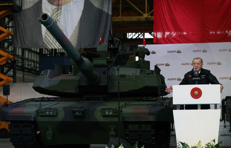 Yeni Altay Tankı TSKya teslim edildi... Cumhurbaşkanı Erdoğan: Hedefimizi tam bağımsız savunma sanayii olarak belirledik