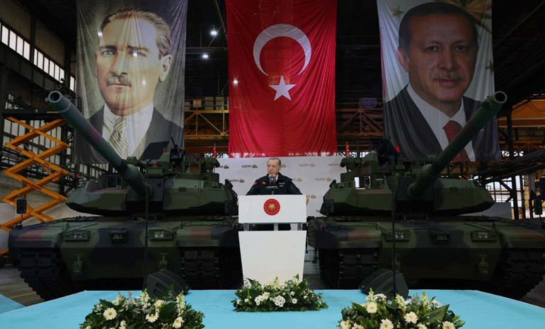 Yeni Altay Tankı TSKya teslim edildi... Cumhurbaşkanı Erdoğan: Hedefimizi tam bağımsız savunma sanayii olarak belirledik