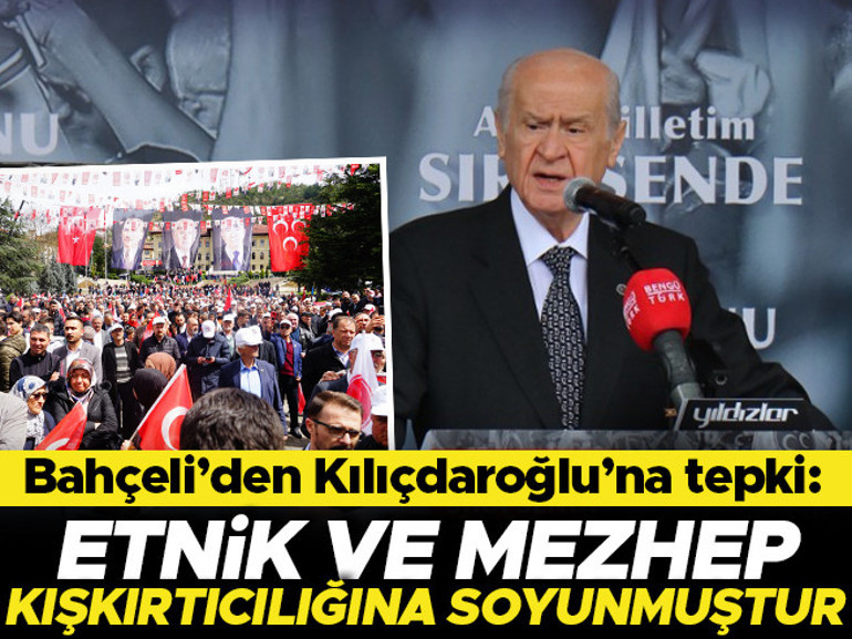 MHP Lideri Bahçeli: Cumhurbaşkanı olmak Kılıçdaroğlunun harcı değil