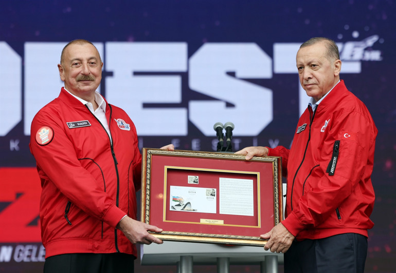 Cumhurbaşkanı Erdoğan ve Aliyev TEKNOFESTte... Erdoğan: TEKNOFEST kendi alanında bir markaya dönüştü