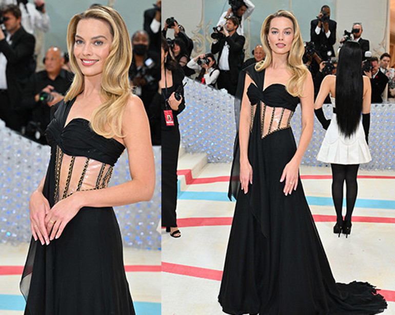 Met Galada kırmızı halının yıldızı olmuştu... Margot Robbienin makyajsız halini görenler büyülendi: Bu kadar da güzel olunmaz ki