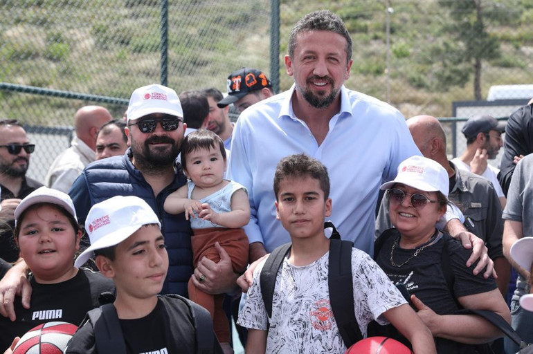 TBF Başkanı Hidayet Türkoğlu ve basketbol dünyasının önemli isimleri Hatay Belen’de