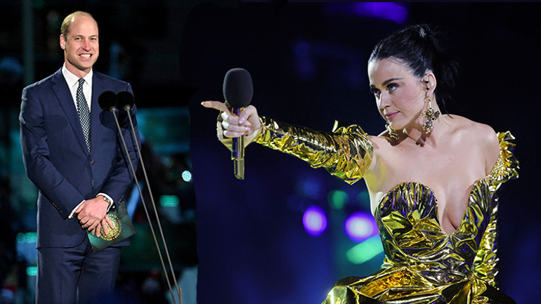 Taç giyme töreni kutlamaları sürüyor... Onları hiç böyle görmediniz: Kraliyet ailesi konserde coştu Gecenin yıldızı William ve Kate oldu