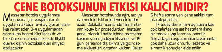 Diş sıkma tedavisinde botoks