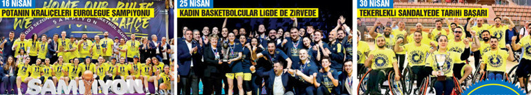 Fenerbahçe 26 günde 4 kupayla şov yaptı