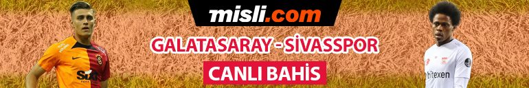 Sivassporda 6 eksik, Galatasarayda sol bekte Kazımcan olacak Süper Lig iddaa oranları, muhtemel 11ler...