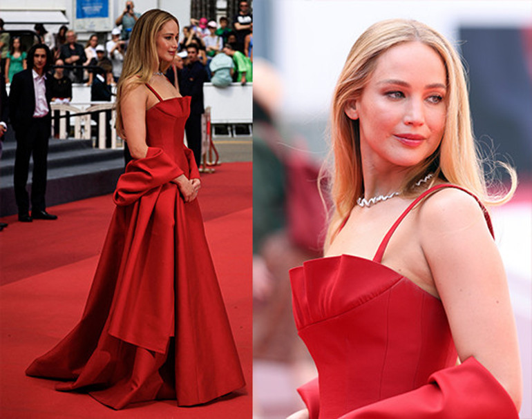 Sütten ağzı yanınca yoğurdu üfleyerek yedi: Kırmızı halıda bir çift parmak arası terlik