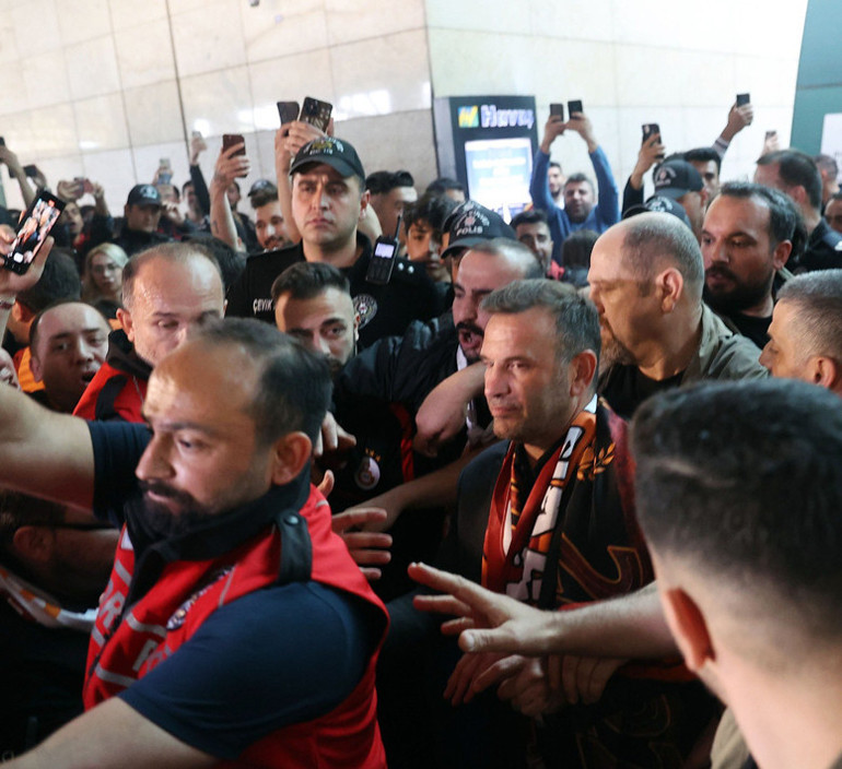 Galatasaray’a Ankara’da coşkulu karşılama
