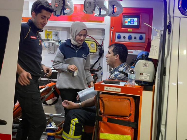 Bursada kauçuk fabrikasında korkutan yangın