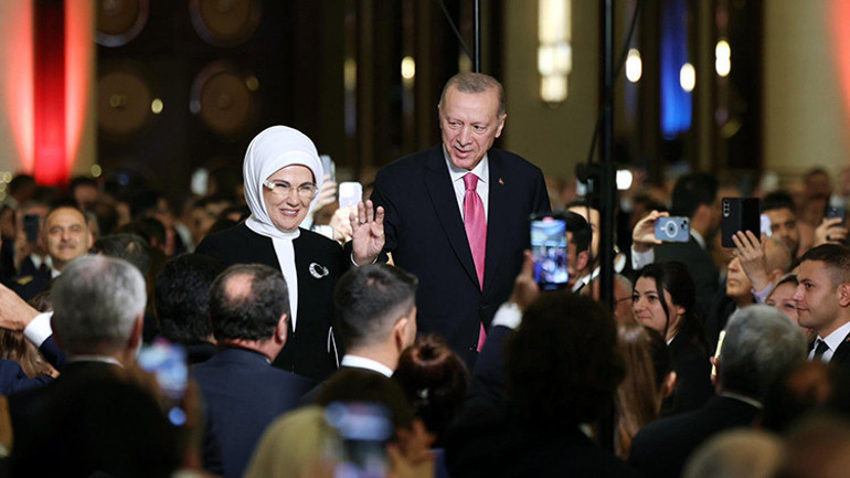 Cumhurbaşkanlığı Külliyesinde Göreve Başlama Töreni... Erdoğan: Yanımızda duranların desteğini hiçbir zaman unutmayacağız