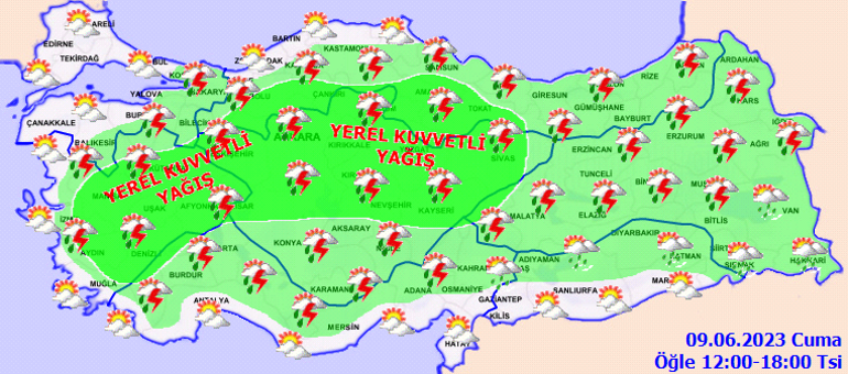 Meteorolojiden yeni hava durumu raporu: 24 kentte sarı kodlu alarm... Ankarada belediye çalışanlarının izinleri iptal