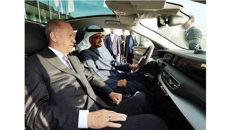 Cumhurbaşkanı Erdoğan BAE Devlet Başkanı ile görüştü