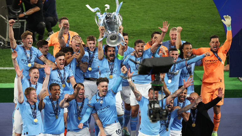 Son Dakika: Şampiyonlar Lig kupası Manchester Citynin Inter, İstanbuldaki finali tek golle kaybetti