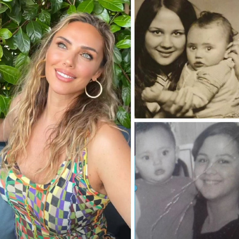 Ünlü oyuncudan  17 günlük oğlu ile ilk poz