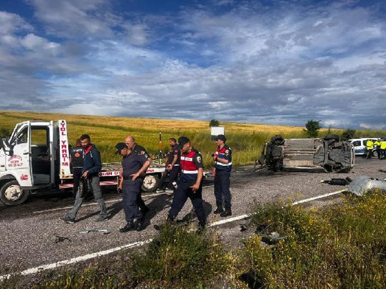 Nevşehirde otomobil devrildi: 1 ölü, 3 yaralı