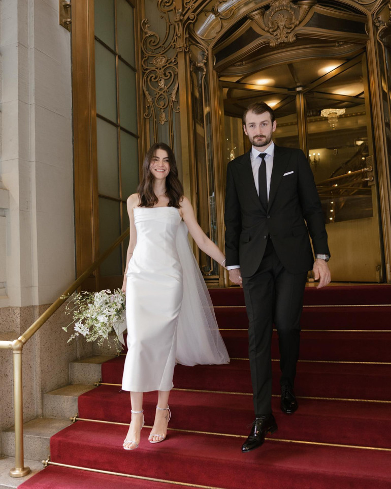 Ünlü çift New Yorkta evlendi