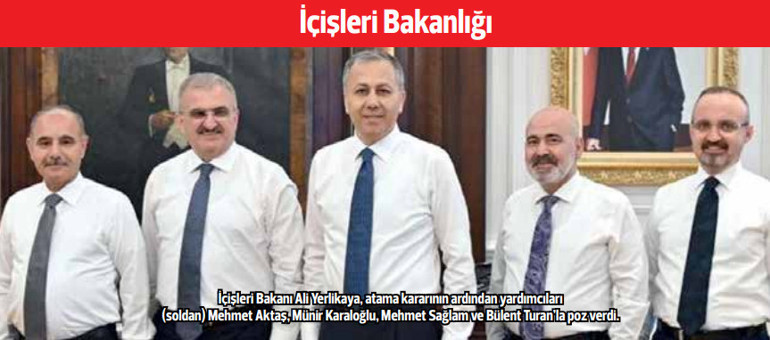 Her bakana 4 yardımcı