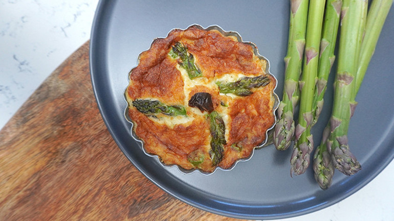 Hızlı, pratik ve çok hafif Lazanya ile kuşkonmazlı kiş tarifi