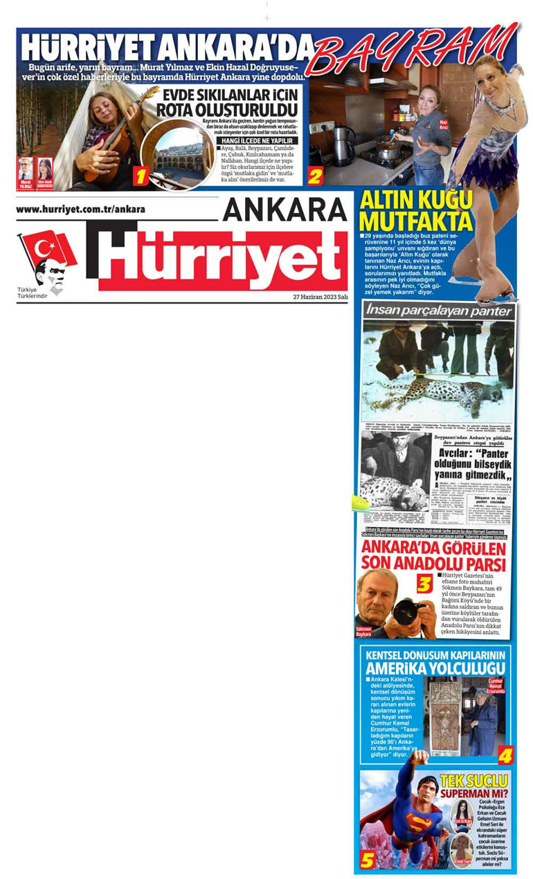 HÜRRİYET ANKARA’DA BAYRAM
