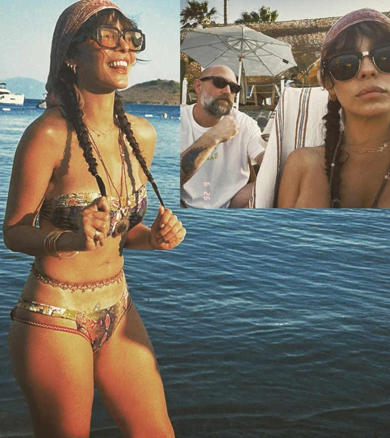 Çeşme âşıkları... Ünlü çiftin romantik tatili