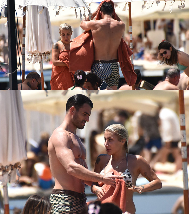 Çeşme âşıkları... Ünlü çiftin romantik tatili