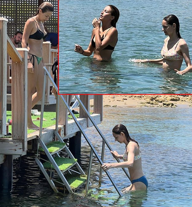 Koyu sohbet... Serenay Sarıkaya tatilde