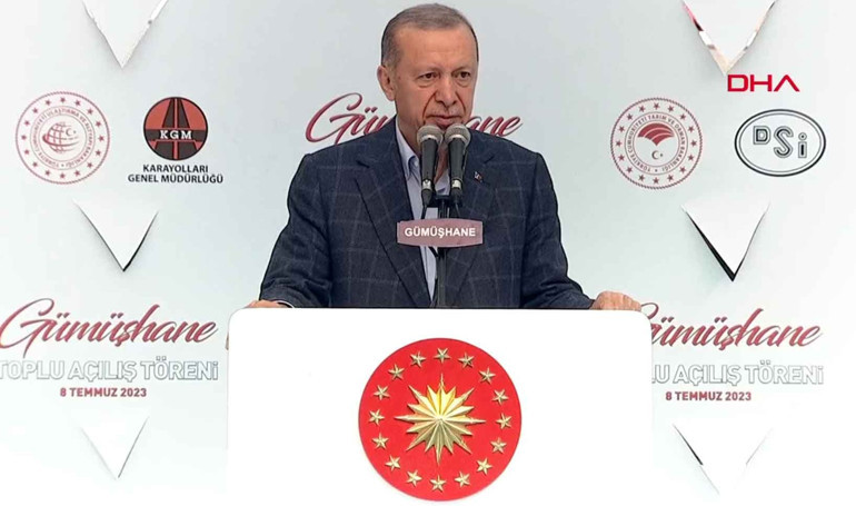 Son dakika... Cumhurbaşkanı Erdoğandan Gümüşhanede önemli açıklamalar... 7li koalisyondan 1 kişi bile istifa etmedi, seçmenine hesap vermedi