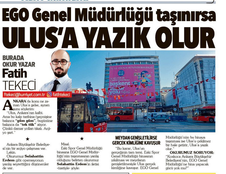 ATAK: ‘EGO’yu Ulus’a taşımayın’