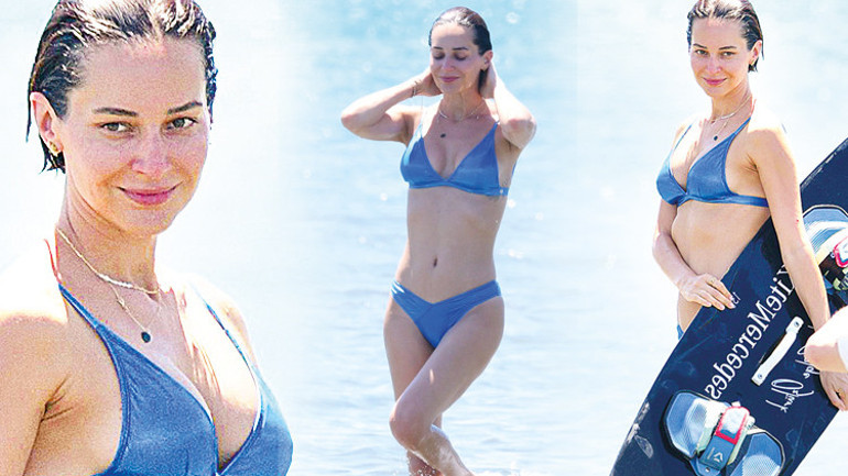 Gerçek sevgilisi yanında oturuyor