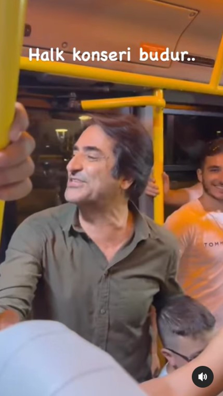 Toplu taşımada ünlü var