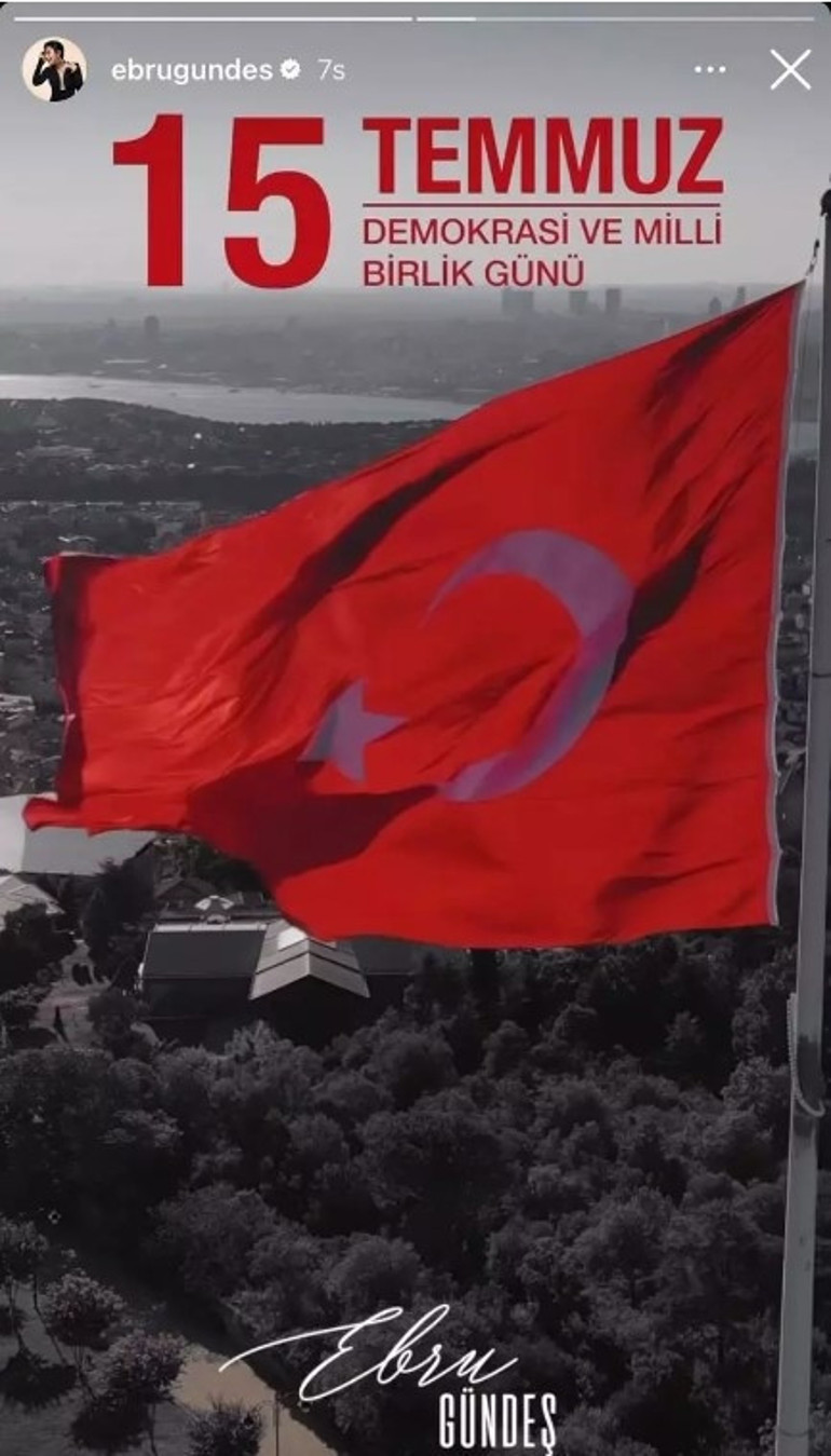 Ünlülerden 15 Temmuz mesajları: Kahramanlara minnet ve şükranla