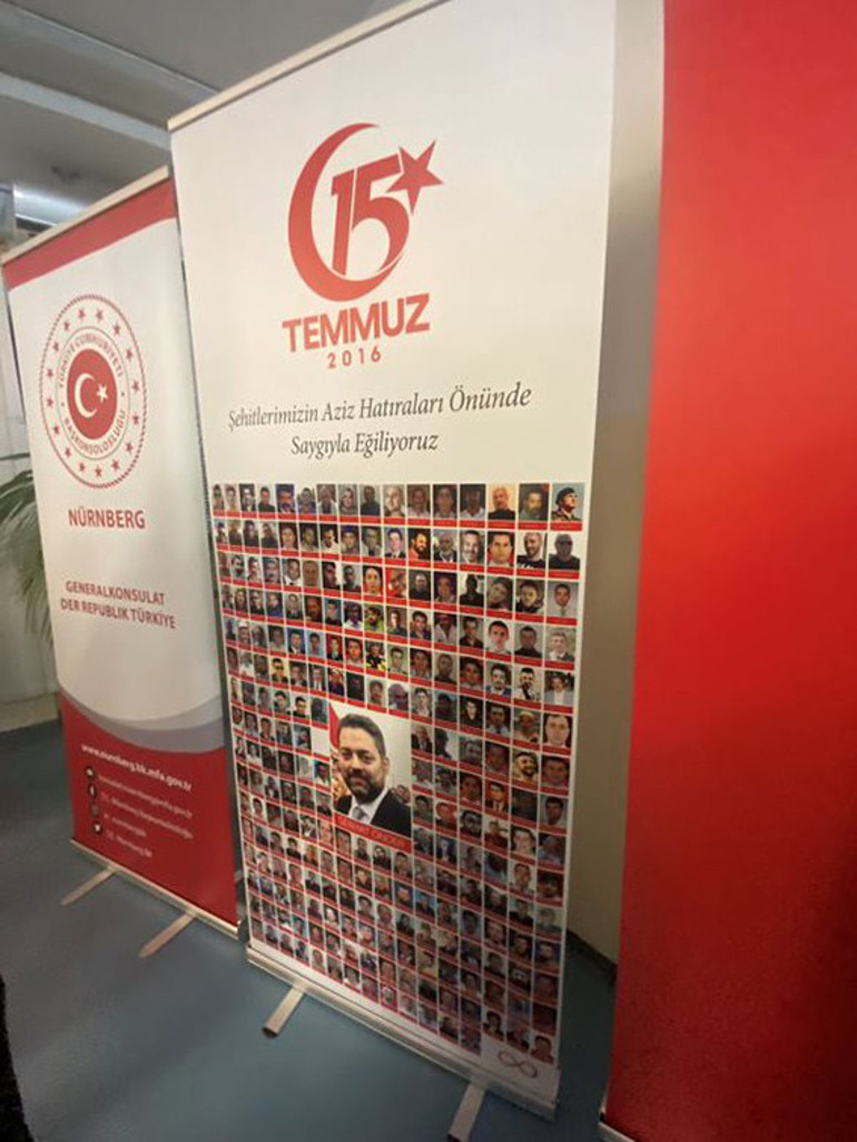 15 Temmuz şehitleri yurt dışında da anıldı: ‘Kahraman güçlerimiz destan yazdı’