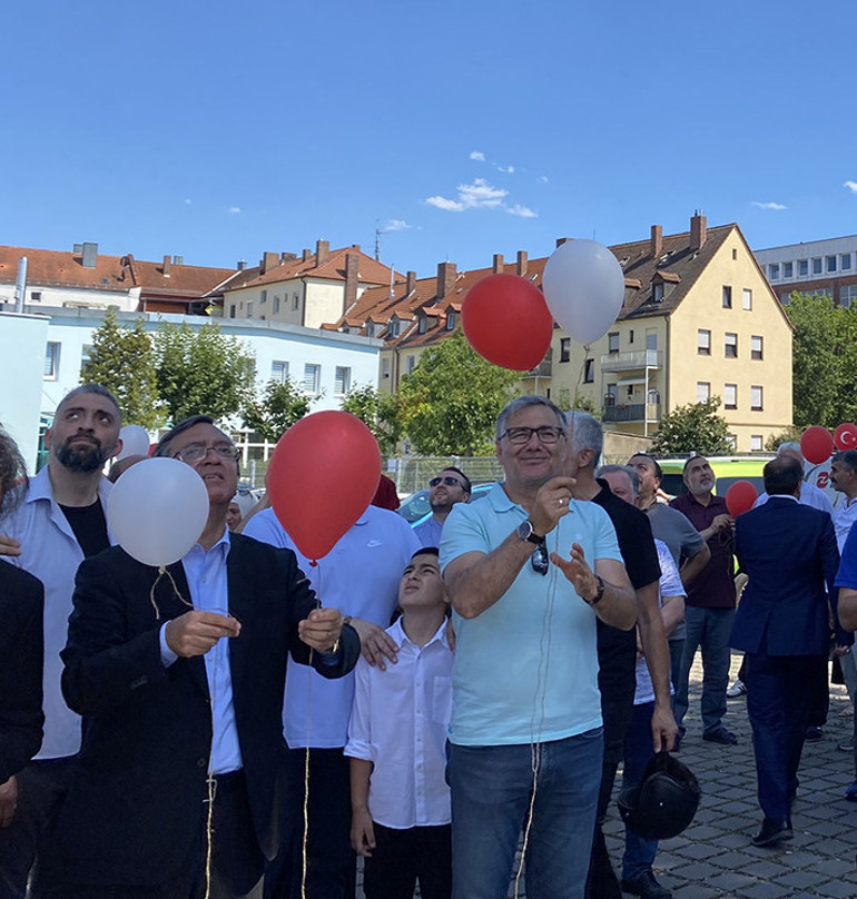 Nürnbergliler de 15 Temmuz şehitlerini unutmadı