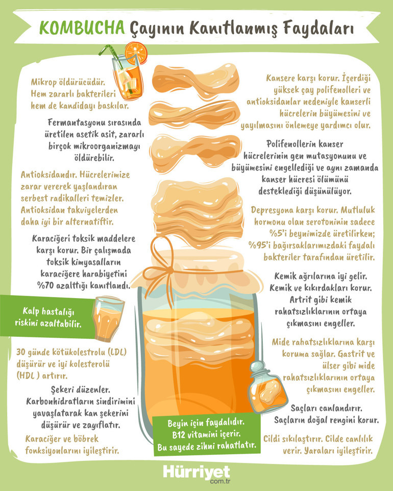 Kombucha gerçekten iddia edildiği gibi sağlıklı mı 11 soruda artıları ve eksileri ile kombu çayı dosyası…